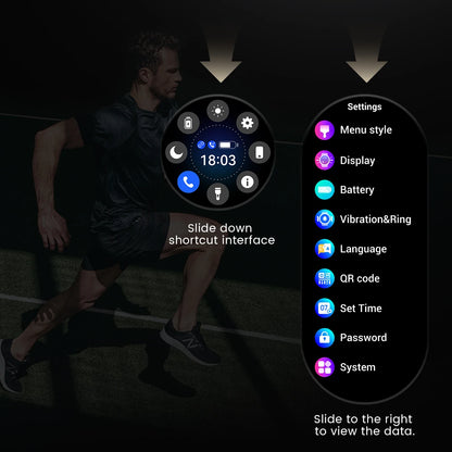 Round GPS Smart Watch Waterproof BT Call Men SmartWatch for Women Health Monitor 100+Sport Smart Band DIY Watch Faces Best Gifts