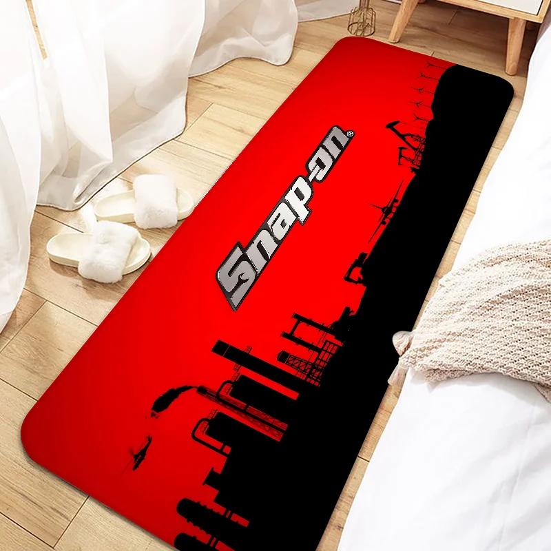 S-Snap On Tools Door Mat Entrance Non-slip Doormat Washable Kitchen Carpet