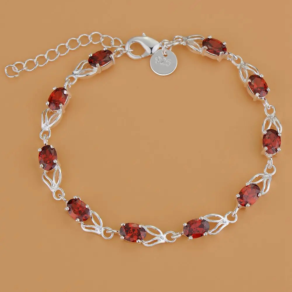 New 925 Sterling Silver Bracelet Bead High Quality Romance Chain For Women Fashion Engagement Party Wedding Jewelry Gift