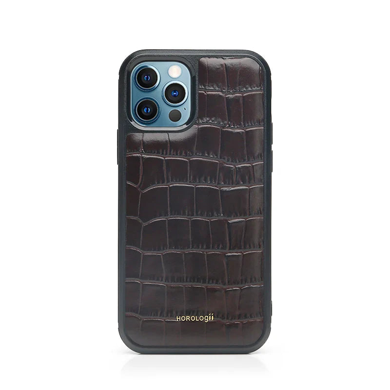 Custom Name Personalized Crocodile Pattern Italian Leather Phone Cover for Iphone 16 13 14 15 17 Pro Max Case Gift Friend