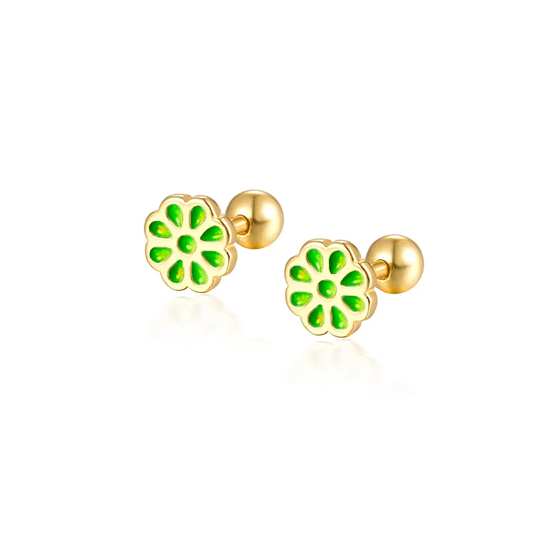 WANTME 925 Sterling Silver Fashion Love Butterfly Romantic Star Crown Screw Stud Earrings for Women Ear Bone Piercing Jewelry