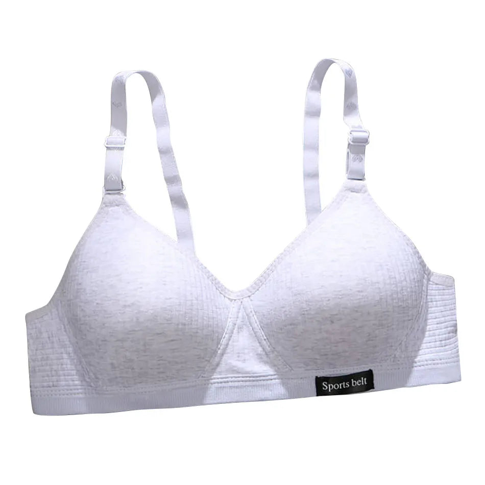 Cotton Sport Underwear for Teens Seamless Girl No Underwire Training Bra Soft
