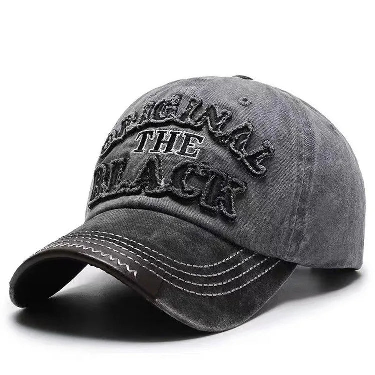 Hat Men's  Washed  Denim Cap Korean Version Outdoor Sunscreen  Casual Versatile Street Spring and Autumn Shade Baseball Cap