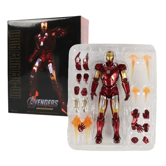 Iron Man MK85 MK50 MK20 MK5 MK7 Action Figure Model Collectible Toys birthday Gift for Children