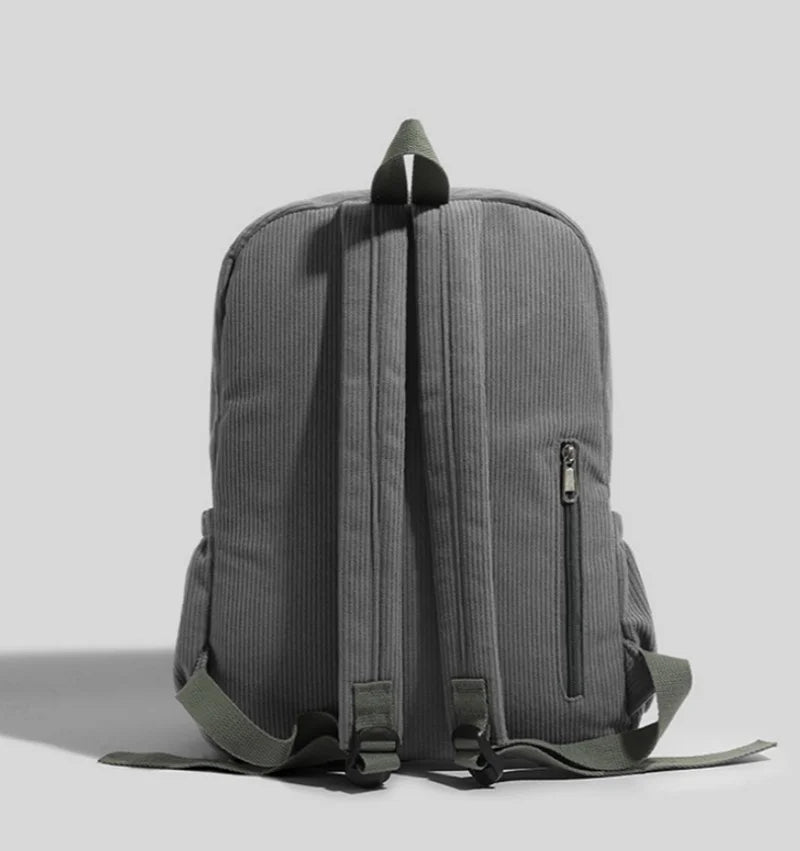 Personalized Backpack 2025 Soft Schoolbag shoulder straps Large Capacity Custom Unique Name Embroidered Corduroy Special Design