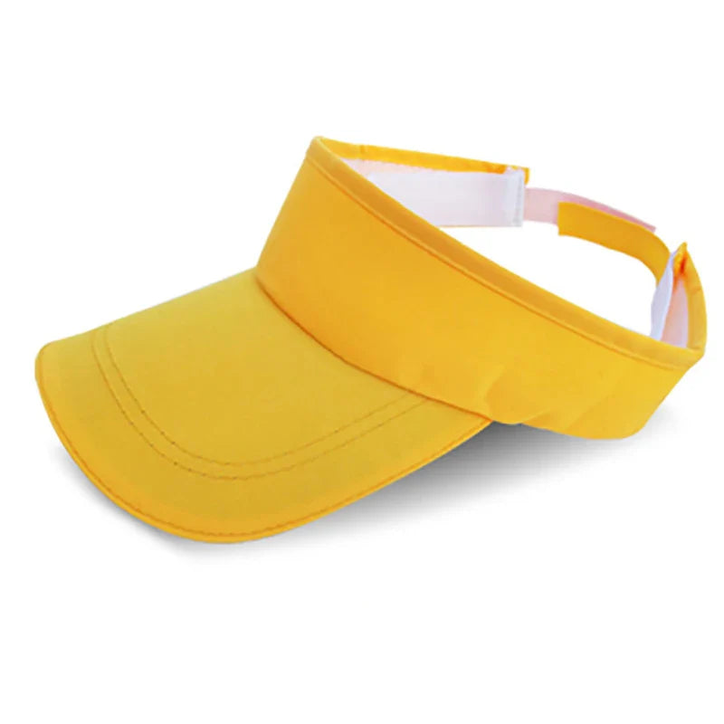 Empty Top Visor Cap Women Sunscreen Hats Man Cotton Snapback Cap Adjustable For Running Tennis Golf Unisex
