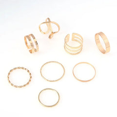 Delysia King   8-piece ring fashion