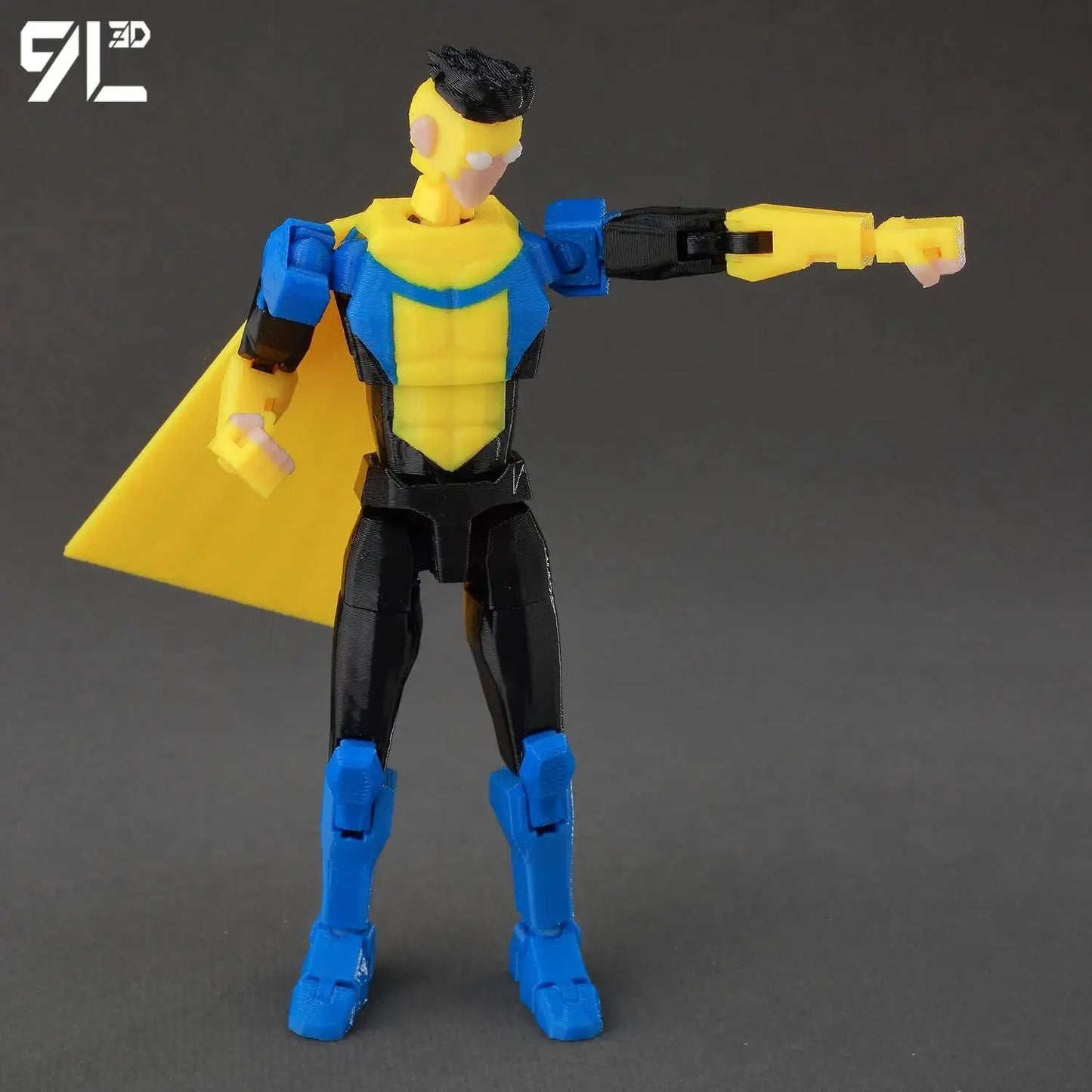 9L3D Printed Invincible Boy Lucky13 Dummy13 Conquer LEX Allen Superheroes Anime Toys Action Figures Mannequin Model Ornaments
