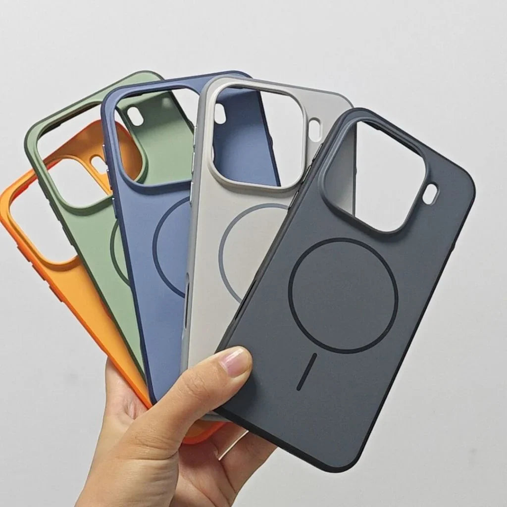 For OPPO Find X9 X9 Pro Case Magnetic Double Color Matte PC +TPU Skin Feel Back Cover with Metal Button for Find X 9