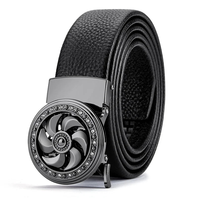 Men's Belt Leather Men Belts Waistband Automatic Belt for Man Mens Male Genuine Waist belts Business belts