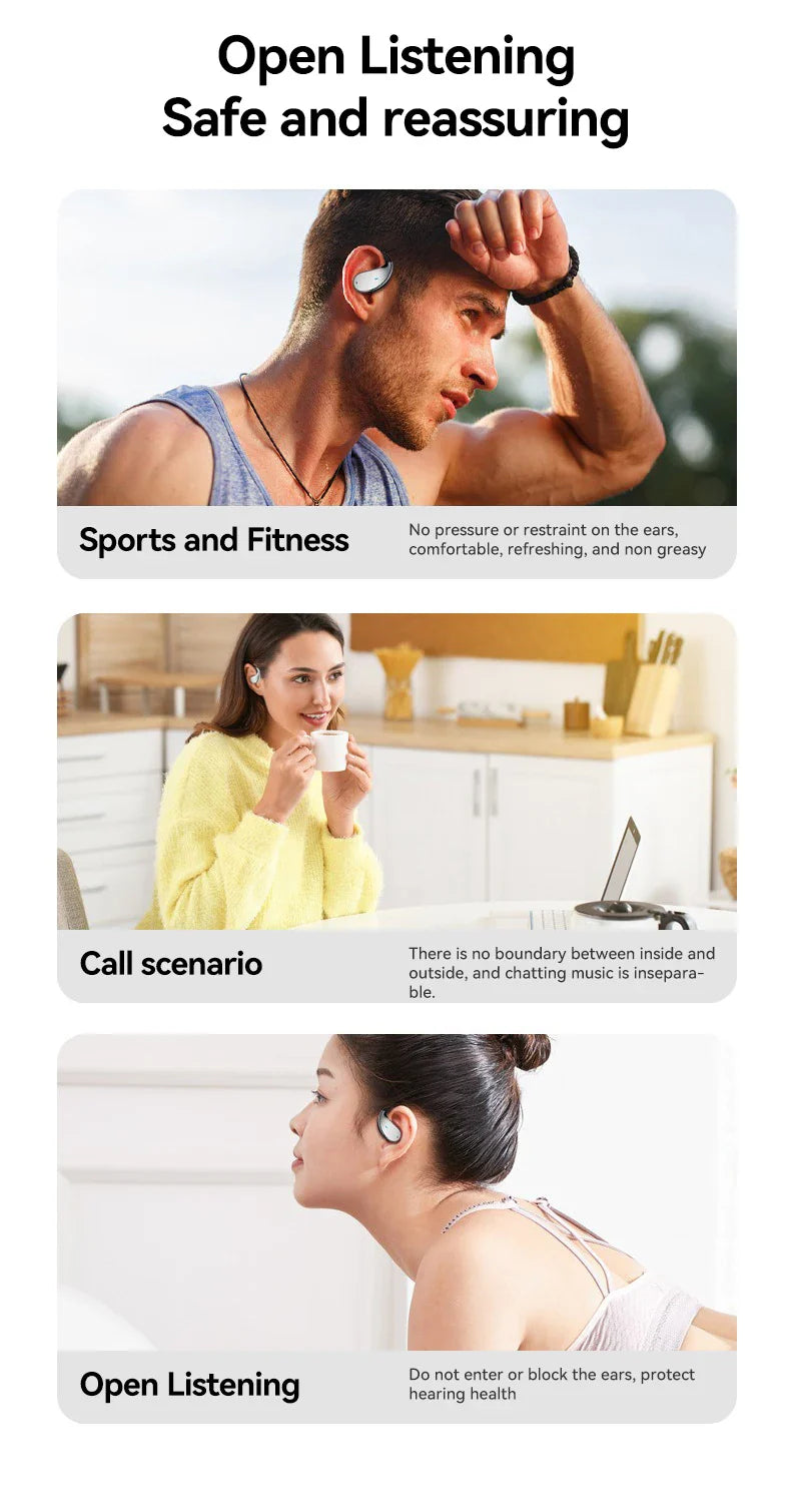 MZYMI Q39 AI Translation Wireless Earphone TWS Ear Hook Sport Running Bluetooth Headset ENC Noise Cancelling Headphone With Mic