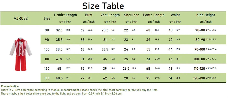 Boys Christmas Suits Xmas Event Festival Party Costume Set Kids Long Sleeves Red White Stripes Bowtie Prom Outfits Toddler Gift