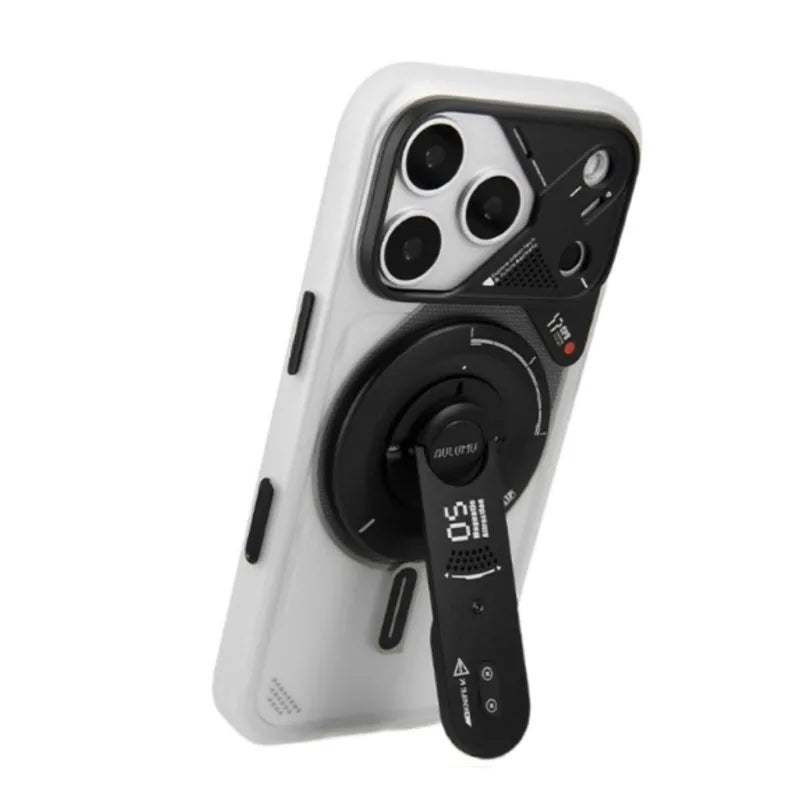 AULUMU Frosted Mobile Phone Case for IPhone 17 Pro Max Luminous Translucent Full-Inclusive Anti-fall Magnetic Phone Case Gift