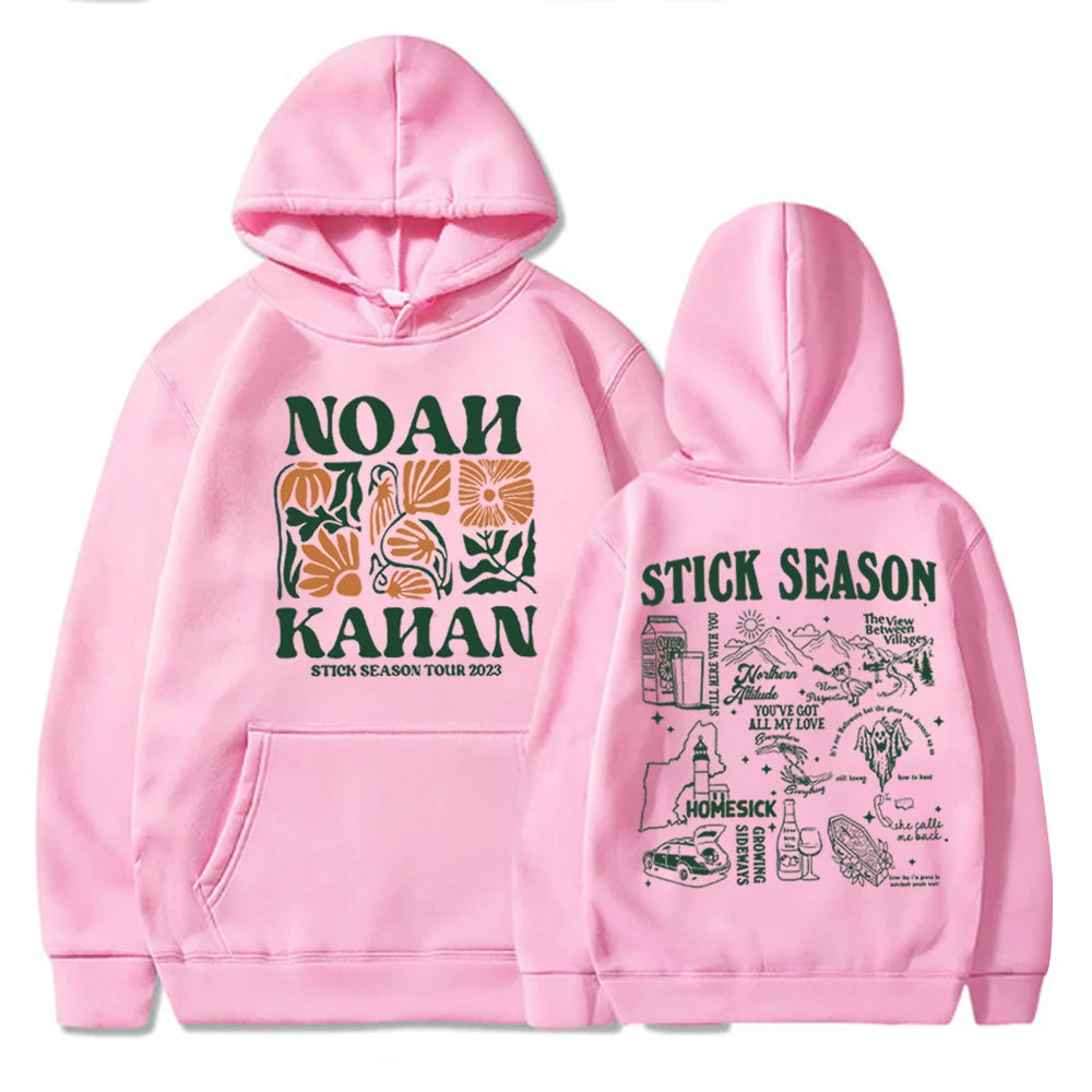 Noah Kahan Hoodie Noah Kahan Stick Season Tour Hoodie Noah Kahan Merch