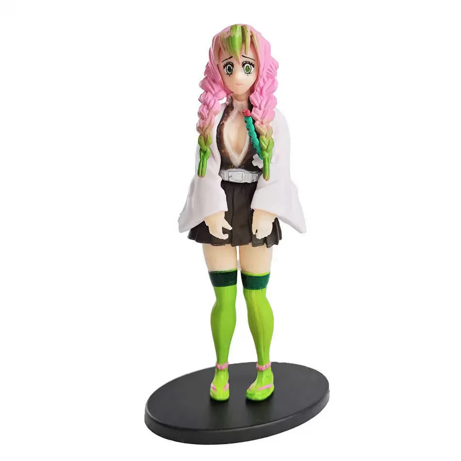 16cm Anime Demon Slayer Kimetsu no Yaiba Figure Kamado Tanjirou Action Figure Agatsuma Zenitsu Nezuko Warrior PVC Doll Model Toy