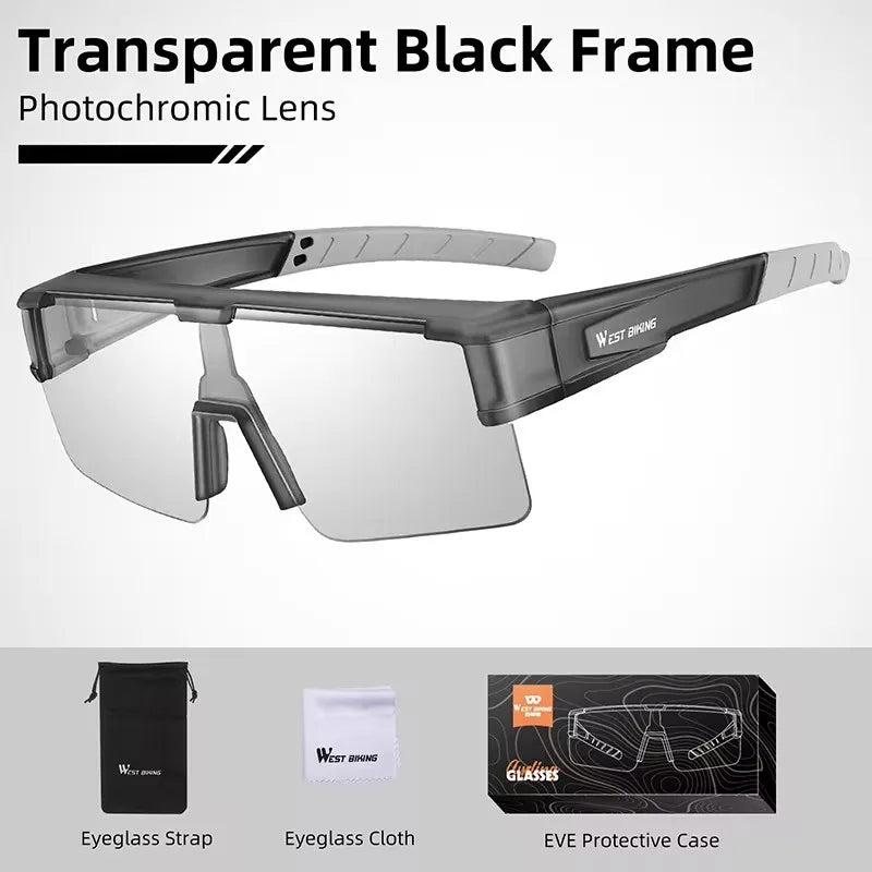 Glasses Bike Photochromic Outdoor Sunglasses Fit Over Myopic Goggles