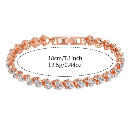 2PCS/Set Fashion Square Women Watches Casual Leather Strap Quartz Watch Rhinestone Bracelet Set