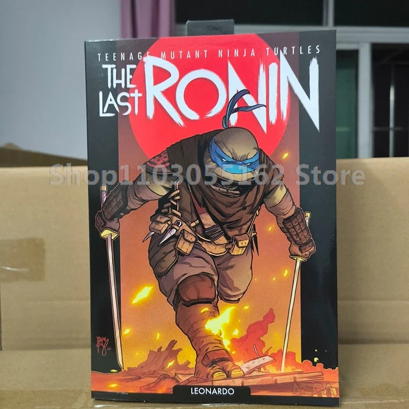 NECA The Last Ronin Leonardo Raphael Donatello Splinter Casey Jones Michelangelo Battle Damaged Action Figure TMNT Toys