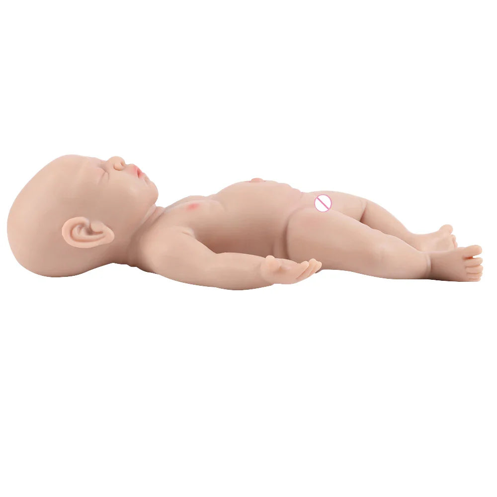 IVITA 12" Full Body Silicone Reborn Baby Doll Realistic Silicone Girl Preemie Lifelike Doll for Anti-Stress Children Toys Dolls