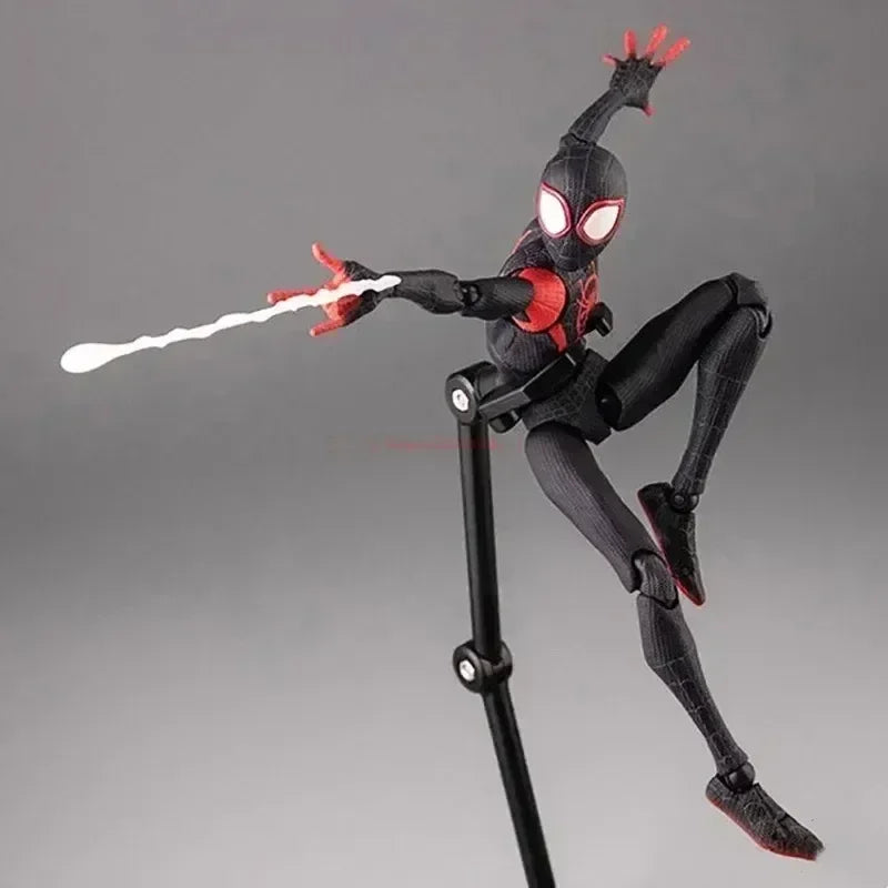 2024 Spiderman Gwen Peter Action Figure Anime Spider-verse Collection Sentinel Miles Morales Figures Christmas Toys Gifts