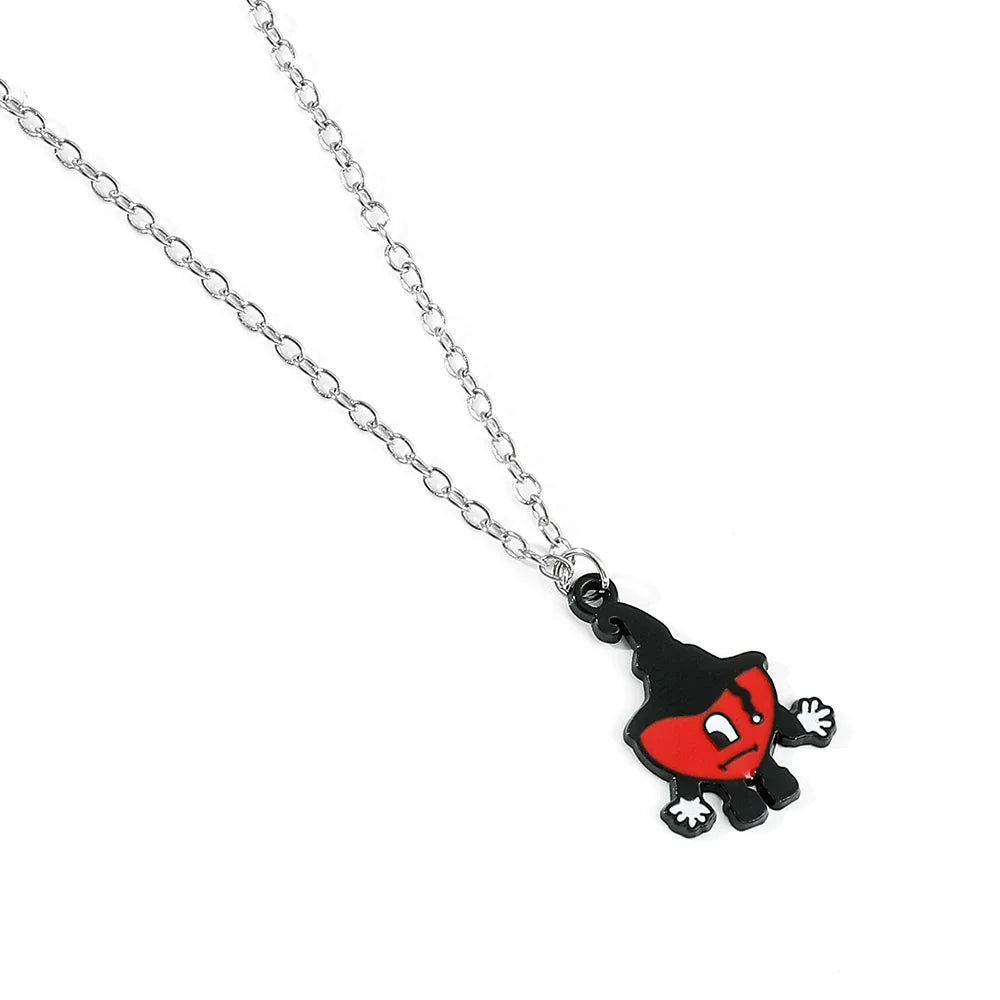 Hot Selling Rabbit Pendant Necklace Hip Hop Pop Singer Fans Gift Collar Jewelry Women Men Gift