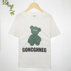 Children Boy Clothes Set Kid Girls Cartoon Bear Tshirts and Shorts 2 Pieces Suit Baby Letter Print Top Bottom Suit Tracksuits