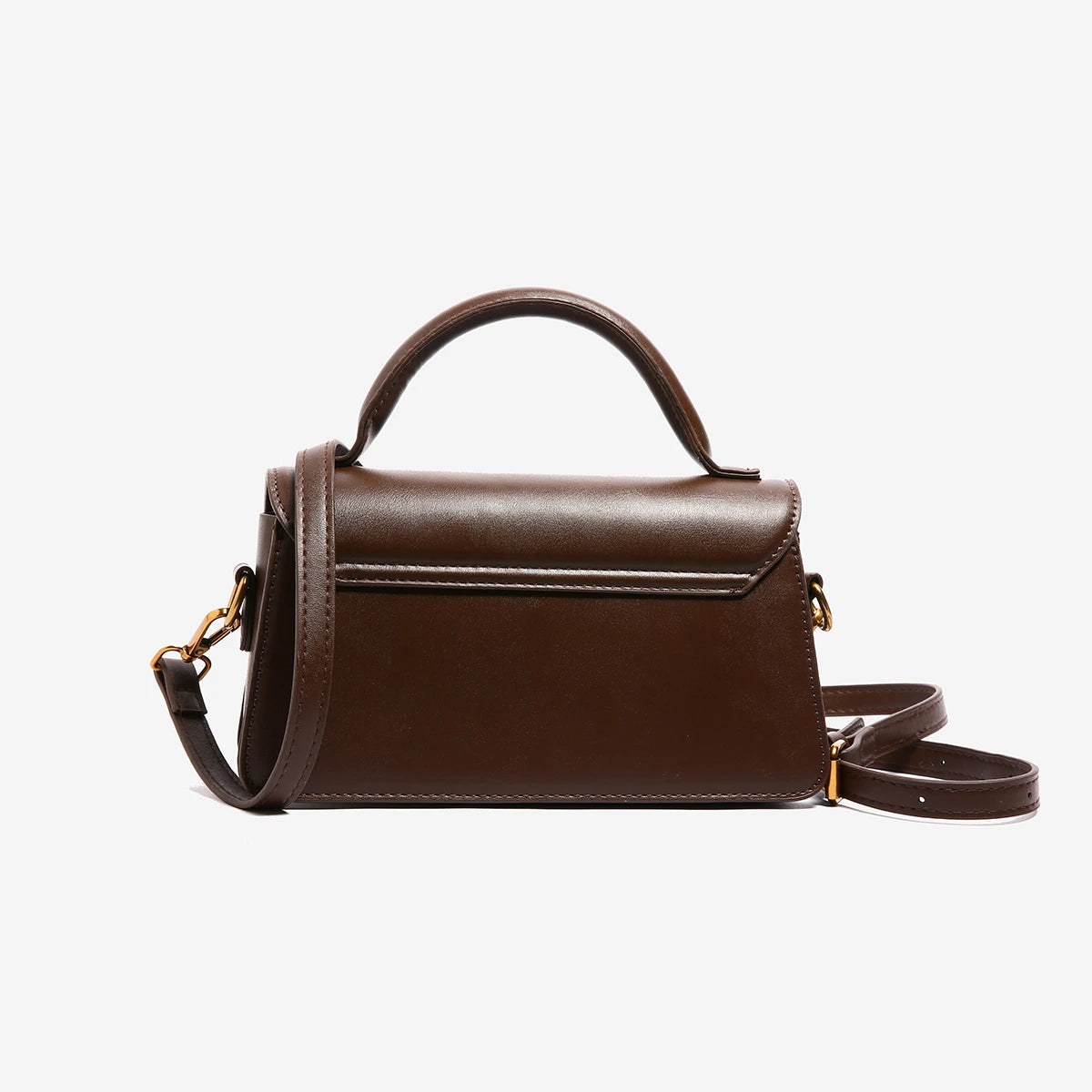 Small Leather Armpit Bags for Women, Chain Shoulder, Crossbody Bag, Ladies