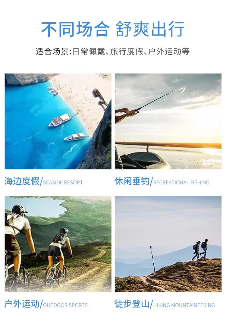Outdoor Mesh Cap Solar Powered Charging Fan Cap Summer New Style Breathable Sunshade Sun Protection men's women's Adults Mz126
