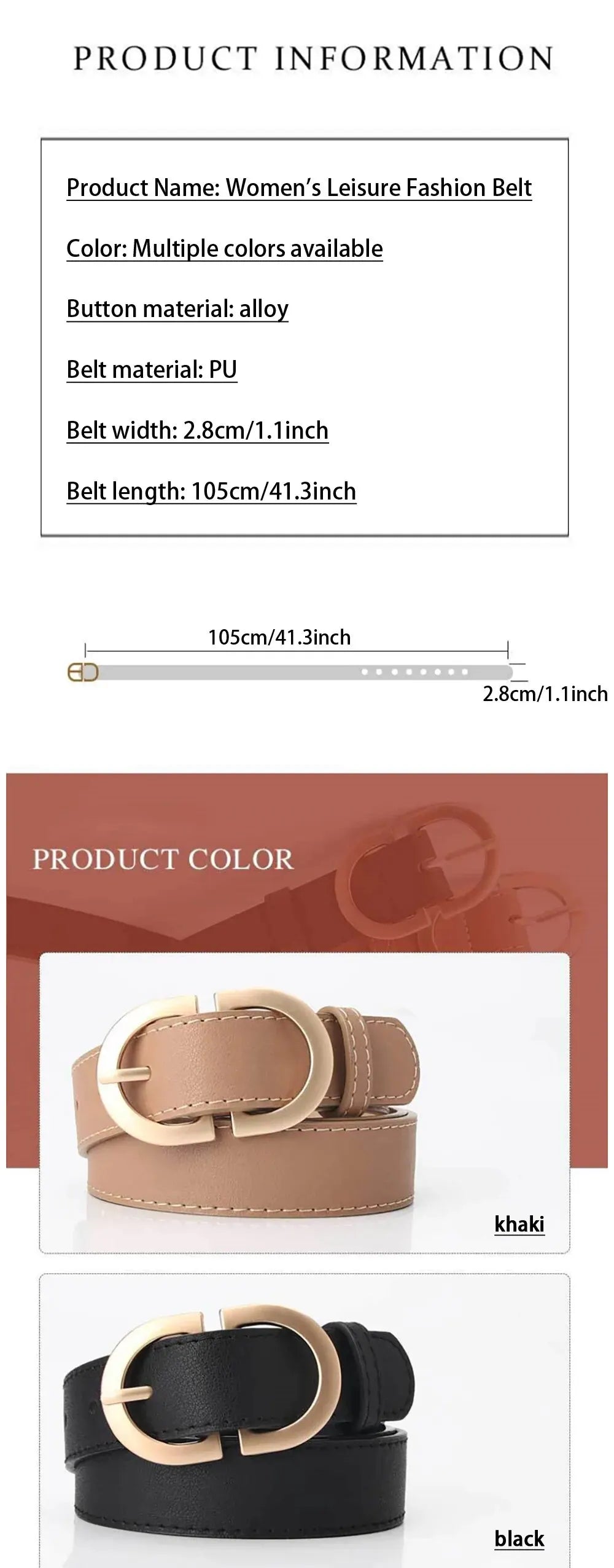 1pcs Women's Belt Simple Fashionable Needle Buckle Belt Casual Versatile Korean PU Leather Belt With Pants Jeans Belt Lady Belts