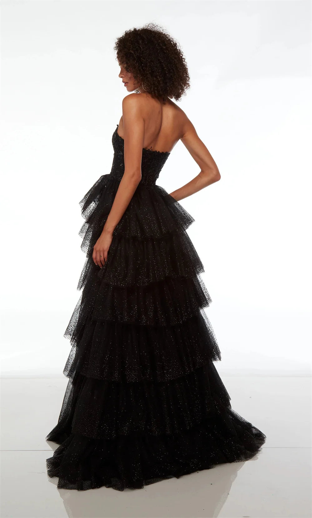Homecoming Dresses: Prom Dresses Glitter Tulle Layering Prom Dress