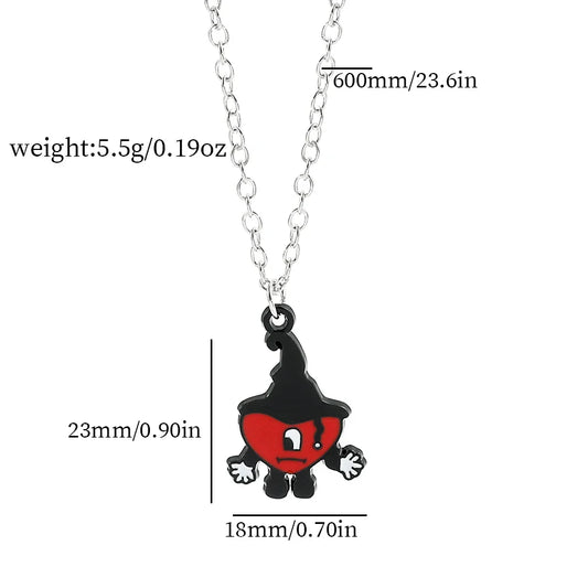 Hot Selling Rabbit Pendant Necklace Hip Hop Pop Singer Fans Gift Collar Jewelry Women Men Gift