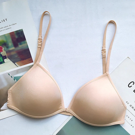 Thin Seamless Bras Women Triangle Cup Underwear Female Beauty