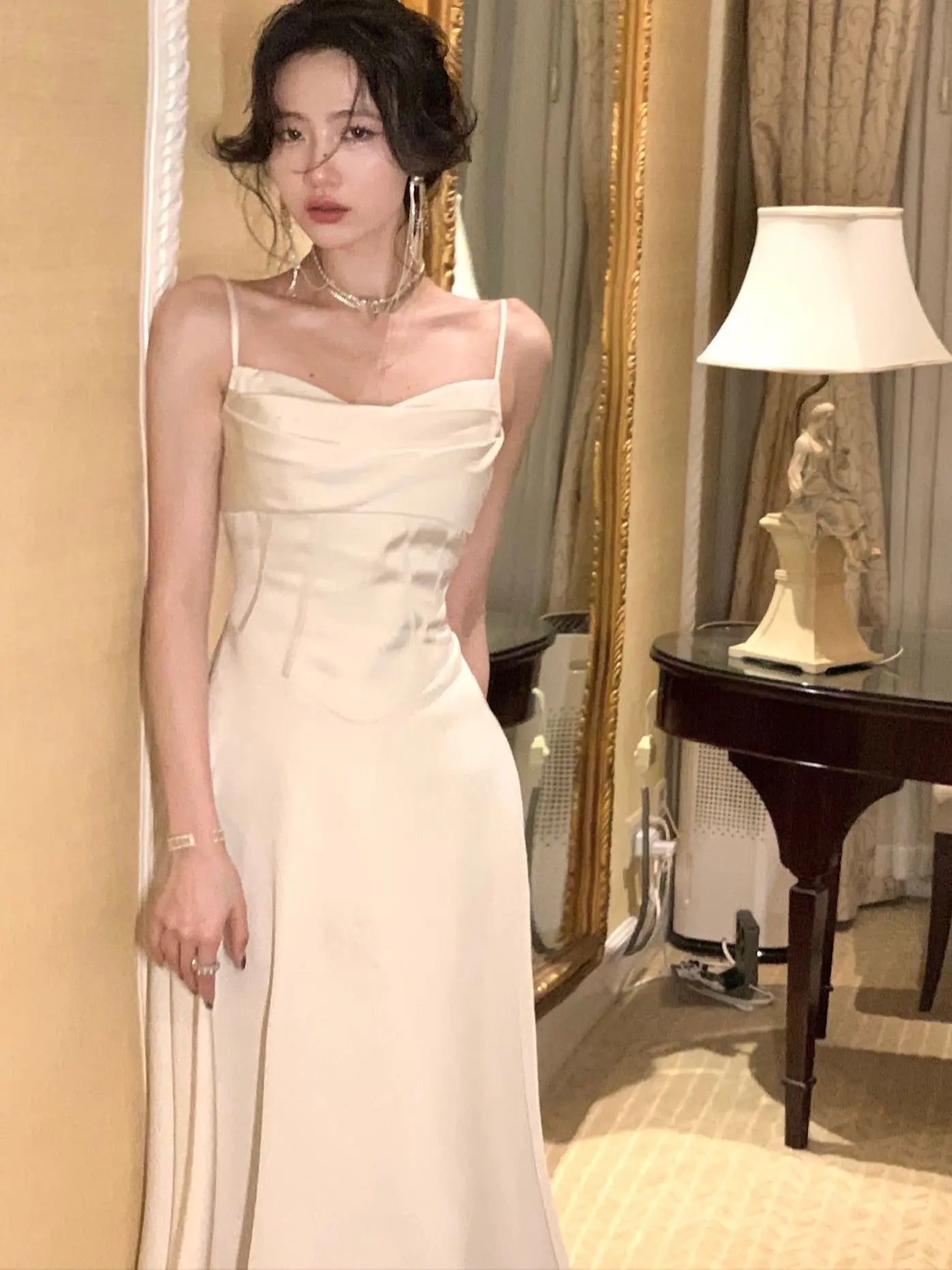 Formal attire Dresses: Elegant Midi Dresses Wedding Evening Birthday Clothes