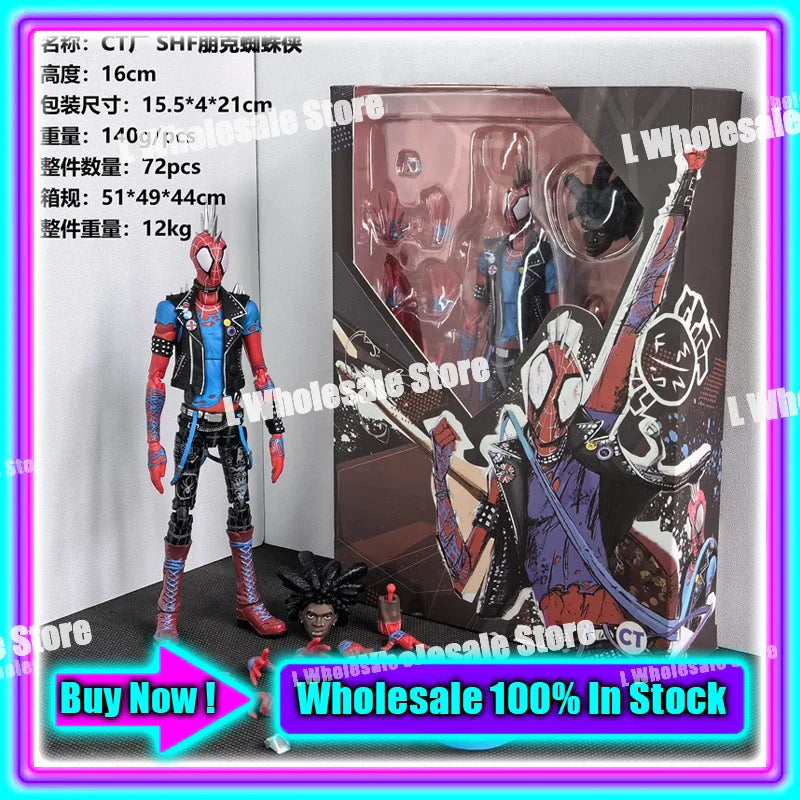 In Stock Ct Toys Blue Batman Spiderman Mess Toys Superior Symbiote Scarlet Spider Daredevil Wolverine Anime Action Figure Toys