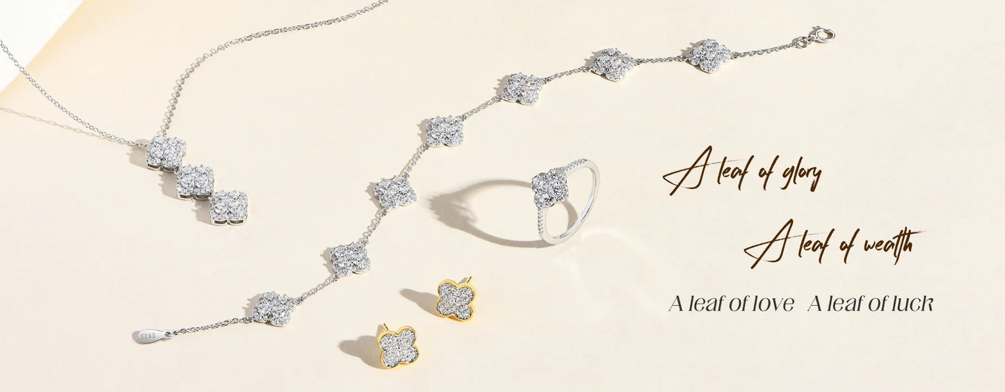 ATTAGEMS Full Moissanite Luxury Bracelet D VVS1 For Women Real S925 Sterling Silver Gold Plated Lucky Engagement Wedding Jewelry