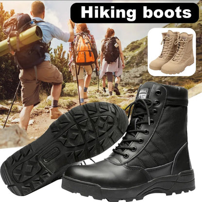 Outdoor Hiking Boots Breathable Winter Tactical Military Boots High-top Hunting Training Boots Lightweight Non-Slip for Men