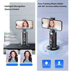 Auto Tracking Phone Holder Remote Moving Tripod