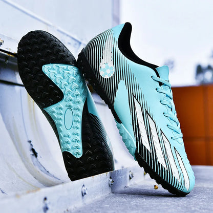 Soccer Shoes Sport Outdoor Men Breathable Cleats FG Football Boots