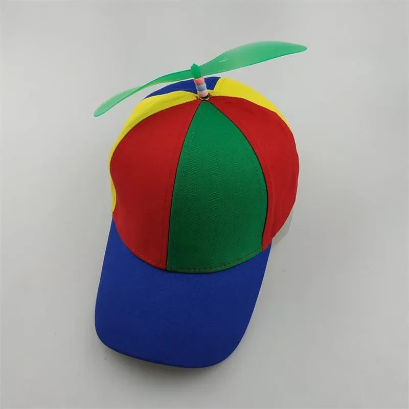 Funny Snapback Hat Helicopter Propeller Adventure Dad Hat Rainbow Bamboo Dragonfly Baseball Cap For Adult Kids Boys Girls