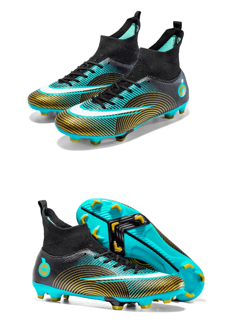 Soccer Shoes Society TF/FG Athletic Shoe Cleats Football Man Genuine Soccer Shoe