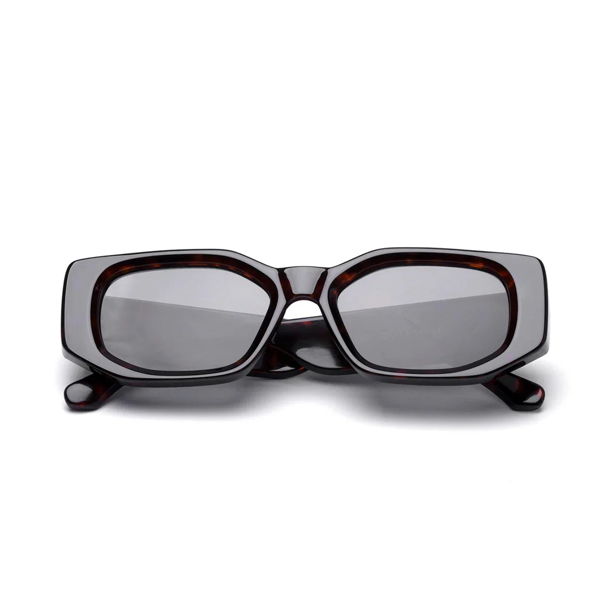 Ruiao 2025 new black classic retro designer branded concave irregular thick frame men women fashion sunglasses
