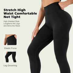 Women's Yoga Leggings High Waisted Leggings Soft Athletic Tummy Control Pants