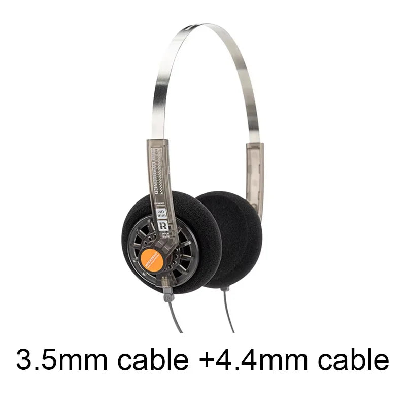 MOONDROP OLD FASHIONED On-Ear Headphone 40mm large dynamic driver 0.78-2pin 3.5mm Plug