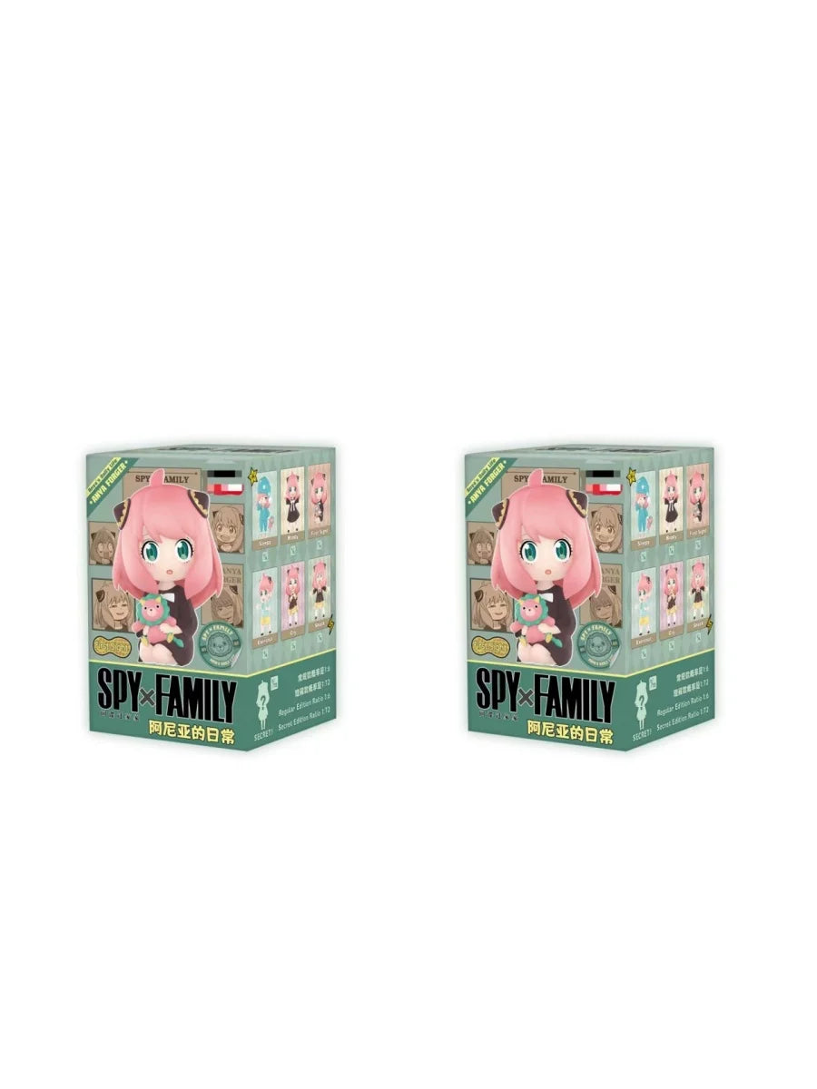 SPY×FAMILY Anya Forger Blind Box, Anime Figure Set, Cute Kawaii Collectible Toy, Desk Decor & Birthday Gift for Fans