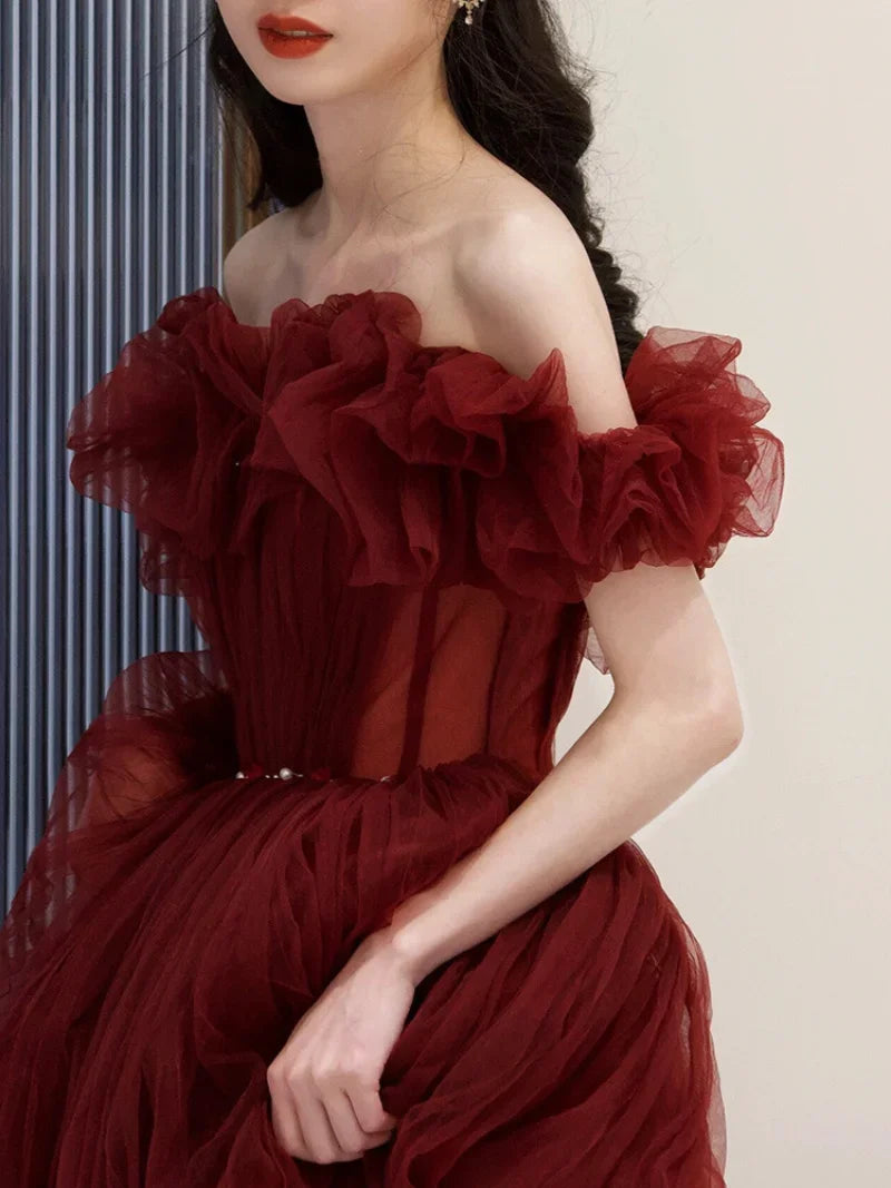 Homecoming Dresses: Princess Bridesmaid Banquet Party Ball Prom Dress