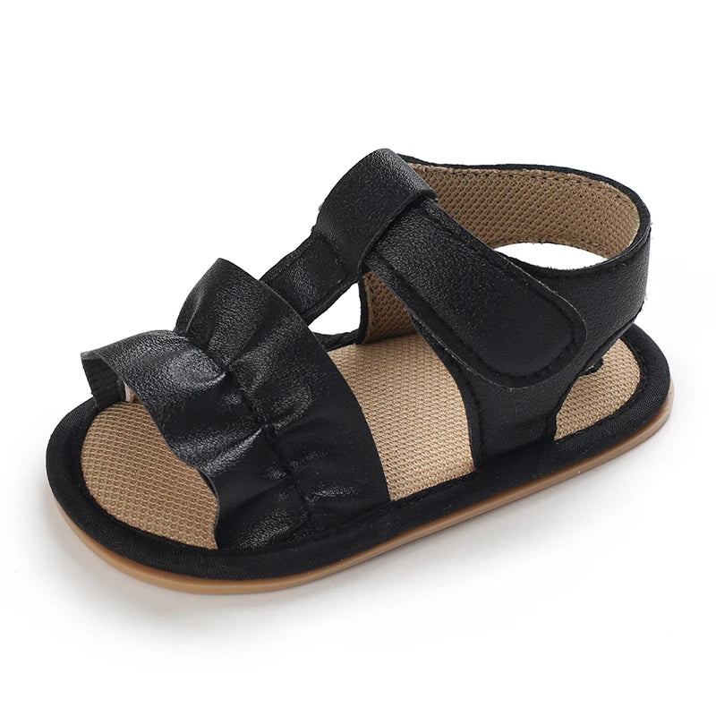 Baby Girls Shoes Summer Fashion Casual Sandals Soft Rubber Sole Non-Slip