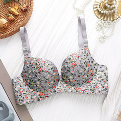 Adorable Girls One Piece Bra No Underwire Push Up Small Busts Design Breathable