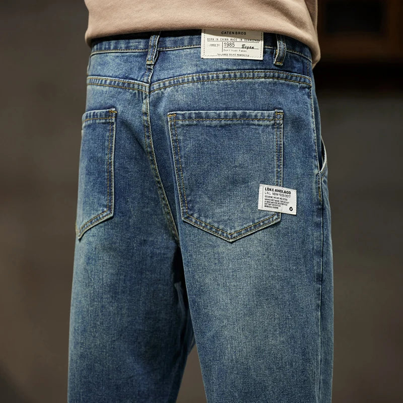 Baggy Jeans Men Harem Pants Loose Fit Wide Leg Vintage Clothes Casual