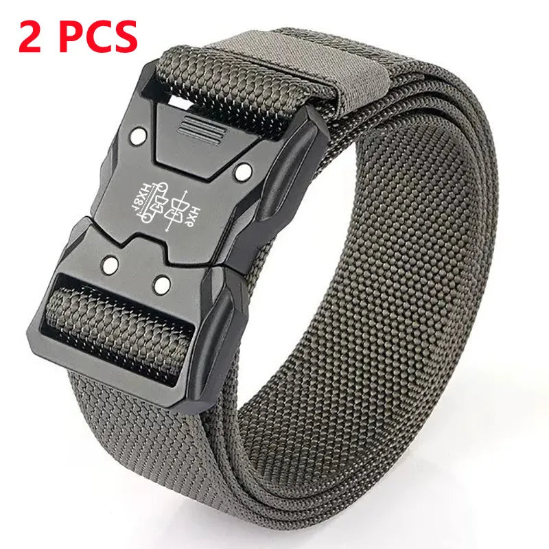 Men Belt Outdoor Hunting Tactical Belt Multi-Function Buckle Nylon Belt High Quality Marine Corps Canvas Belt Plastic buckle