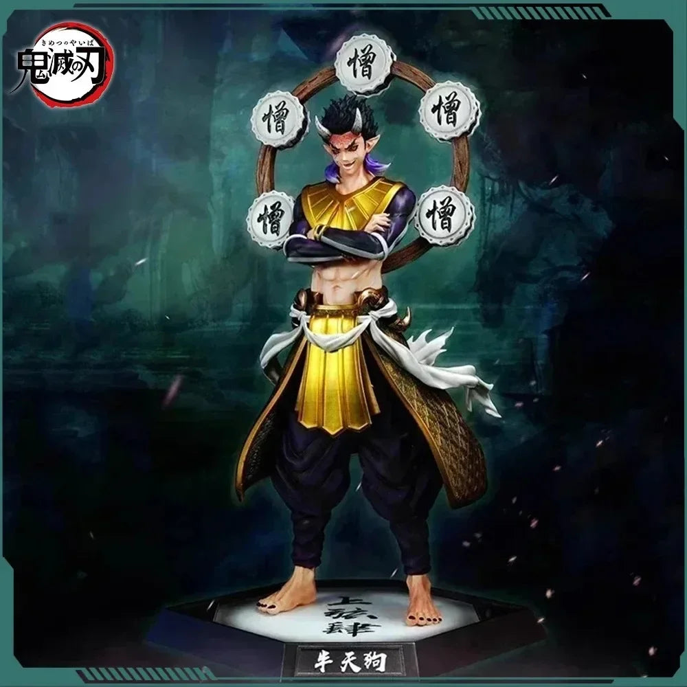 Anime Demon Slayer Kimetsu No Yaiba Figure Giyuutarou Daki Kokushibo Tsugikuni Yoriichi Douma Inosuke Action Figures Model Toys